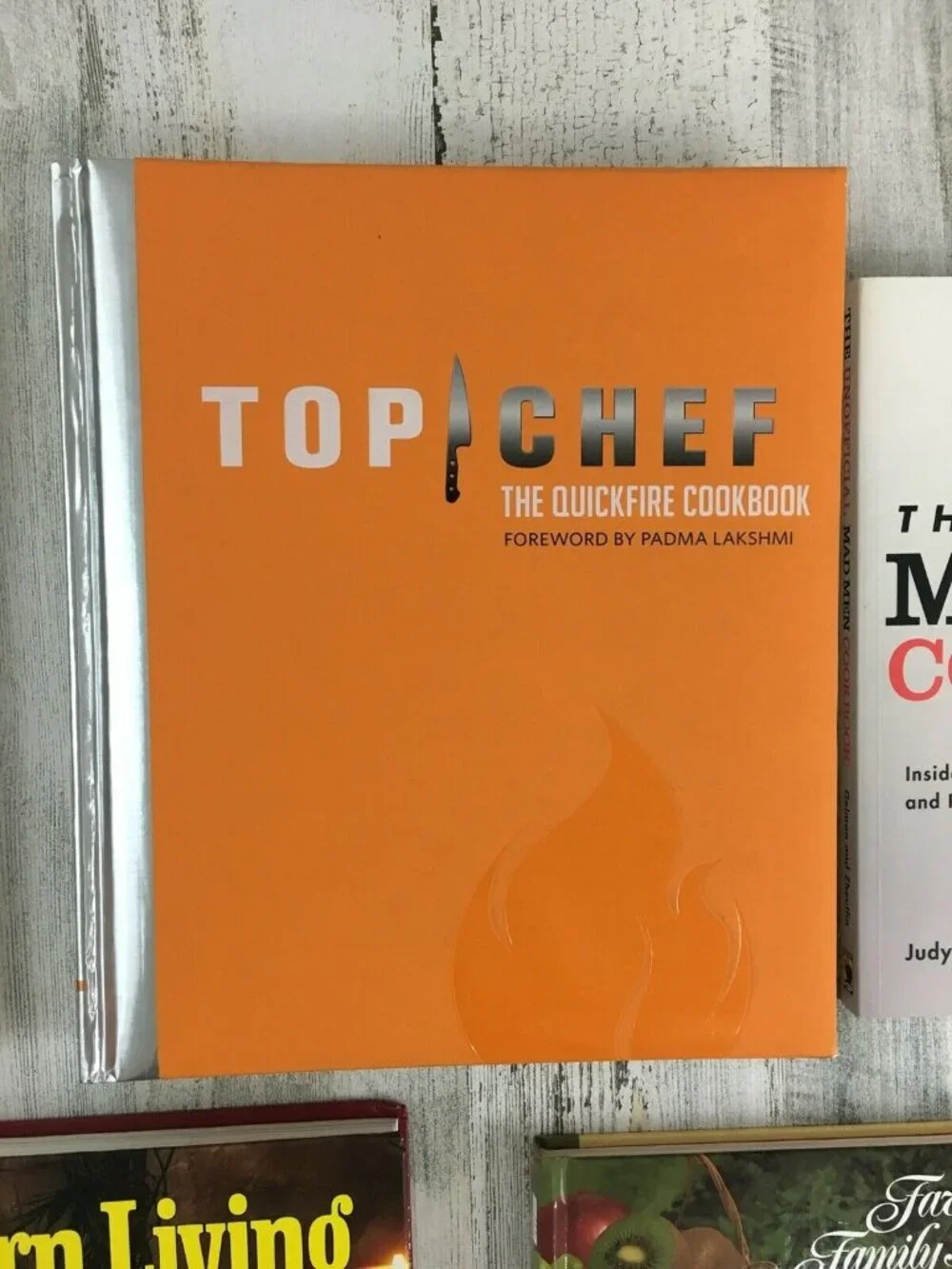 Lot of 5 Cookbooks Top Chef Mad Men American Heart Southern Living 1989 Recipes